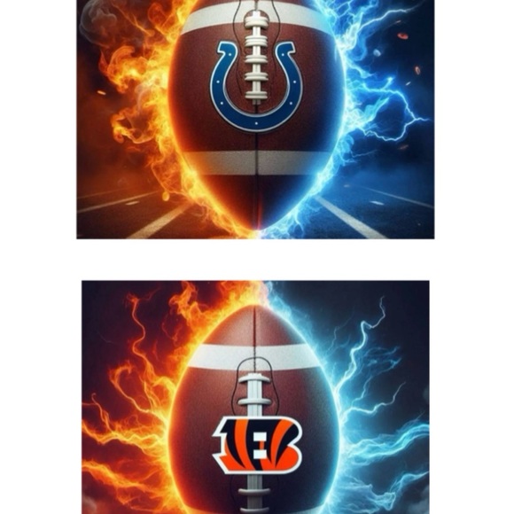 20oz tumblers w/ NFL Team Logo Footballs - Picture 16 of 16